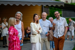 Koncert: "Ballady na głos i gitarę" - Łucja Kania - Publiczność w górnej części amfiteatru